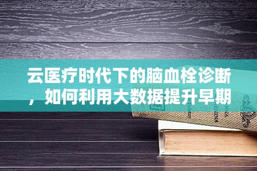 云医疗时代下的脑血栓诊断，如何利用大数据提升早期识别率？